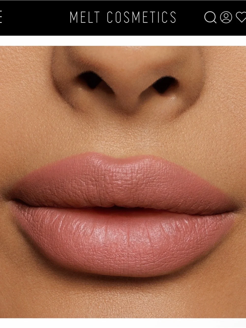 Melt Cosmetics creamy matte